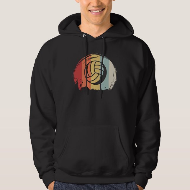 Volleyball Retro Hoodie (Front)