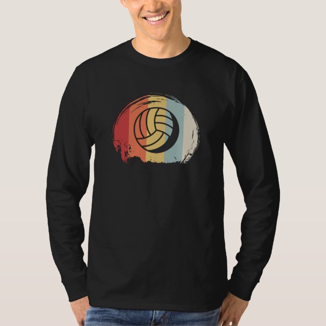 Volleyball Retro T-Shirt (Front)