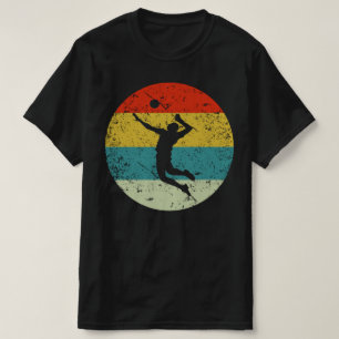 volleyball retro vintage silhouette 70s T-Shirt