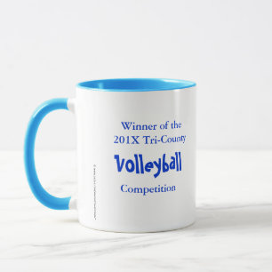 Volleyball Ribbons 1st Mug