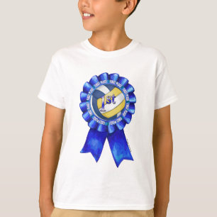 Volleyball Ribbons 1st T-Shirt