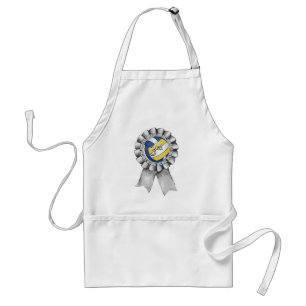 Volleyball Ribbons 3rd Adult Apron