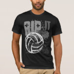 Volleyball RIP IT B&W T-Shirt