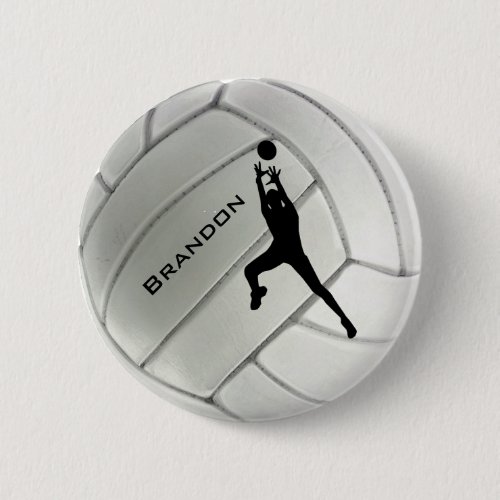 Volleyball Round Button