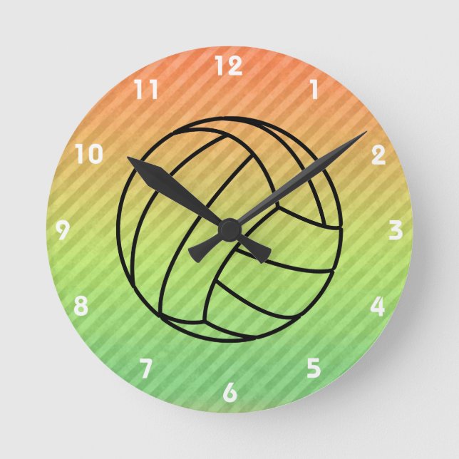 Volleyball; Round Clock (Front)