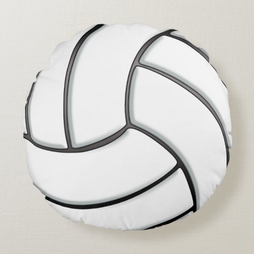 Volleyball Round Pillow