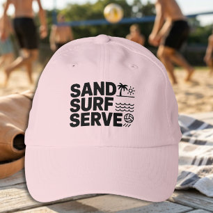 Volleyball Sand Surf Serve Beach Sports Performance Cap