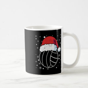 Volleyball Santa Claus Hat Sports Christmas Pjs Xm Coffee Mug
