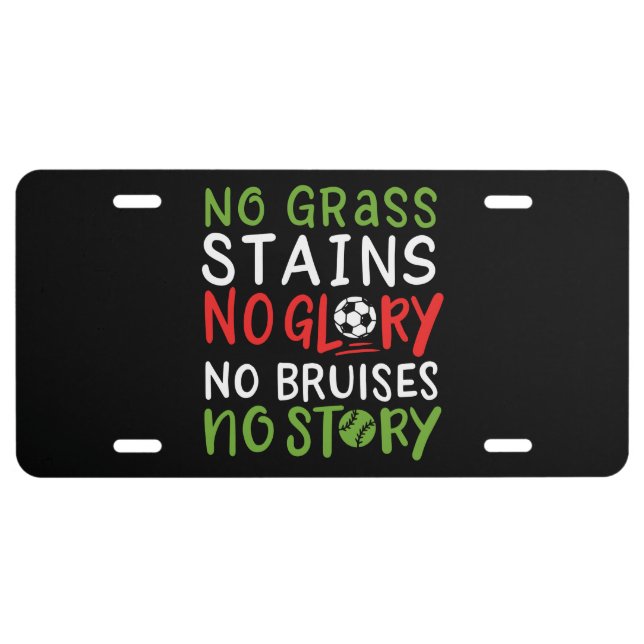 Volleyball Saying License Plate (Front)