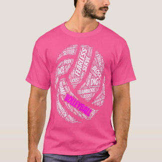 Volleyball Sayings For Boys Girls T-Shirt
