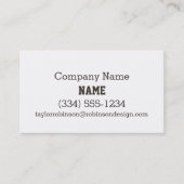 Volleyball; Scarlet Red Stripes Business Card (Front)