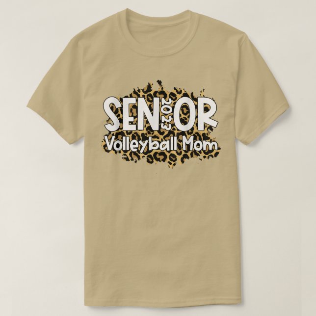 Volleyball Senior Mom 2023 Volleyball Mom Graduati T-Shirt (Design Front)