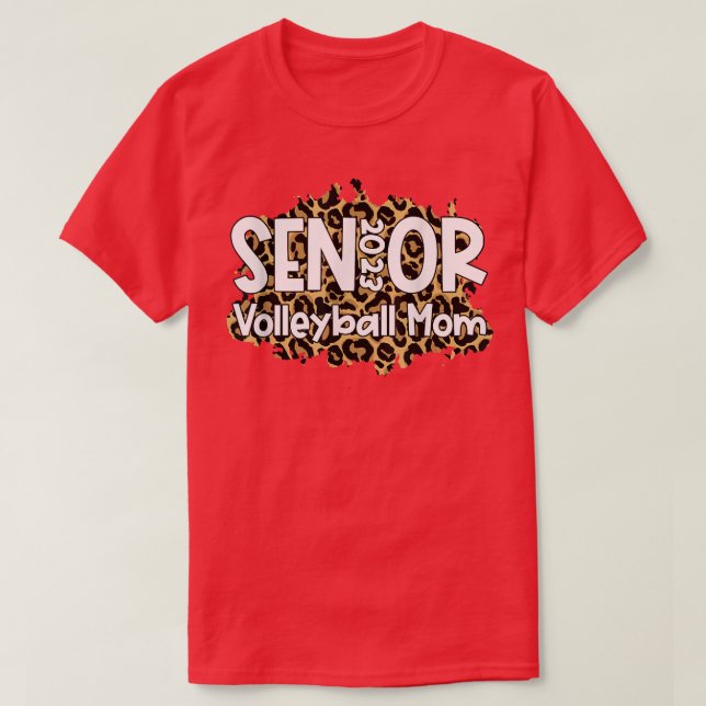 Volleyball Senior Mom 2023 Volleyball Mom Graduati T-Shirt (Design Front)