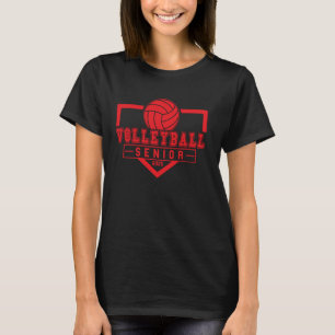 Volleyball Senior Night Volleyball Senior 2025 Gra T-Shirt