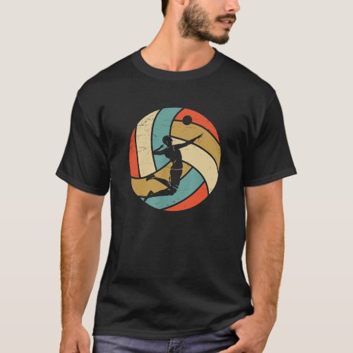 Volleyball Shirt _ Vintage Retro Volleyball Player