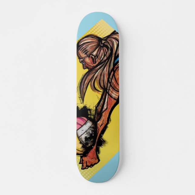 Volleyball Skateboard (Front)