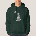 Volleyball Snowman Hoodie at Zazzle