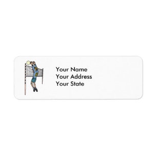 volleyball spike mens volley cartoon graphic label