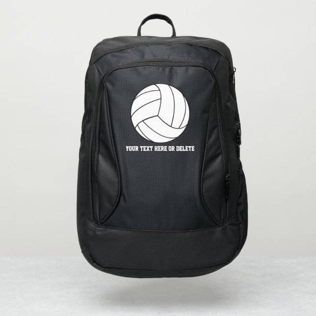 Volleyball  sport  ball , team ,player, foryou port authority® backpack (Front)