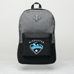 Volleyball Sport in Blue, White and Black  Port Authority® Backpack