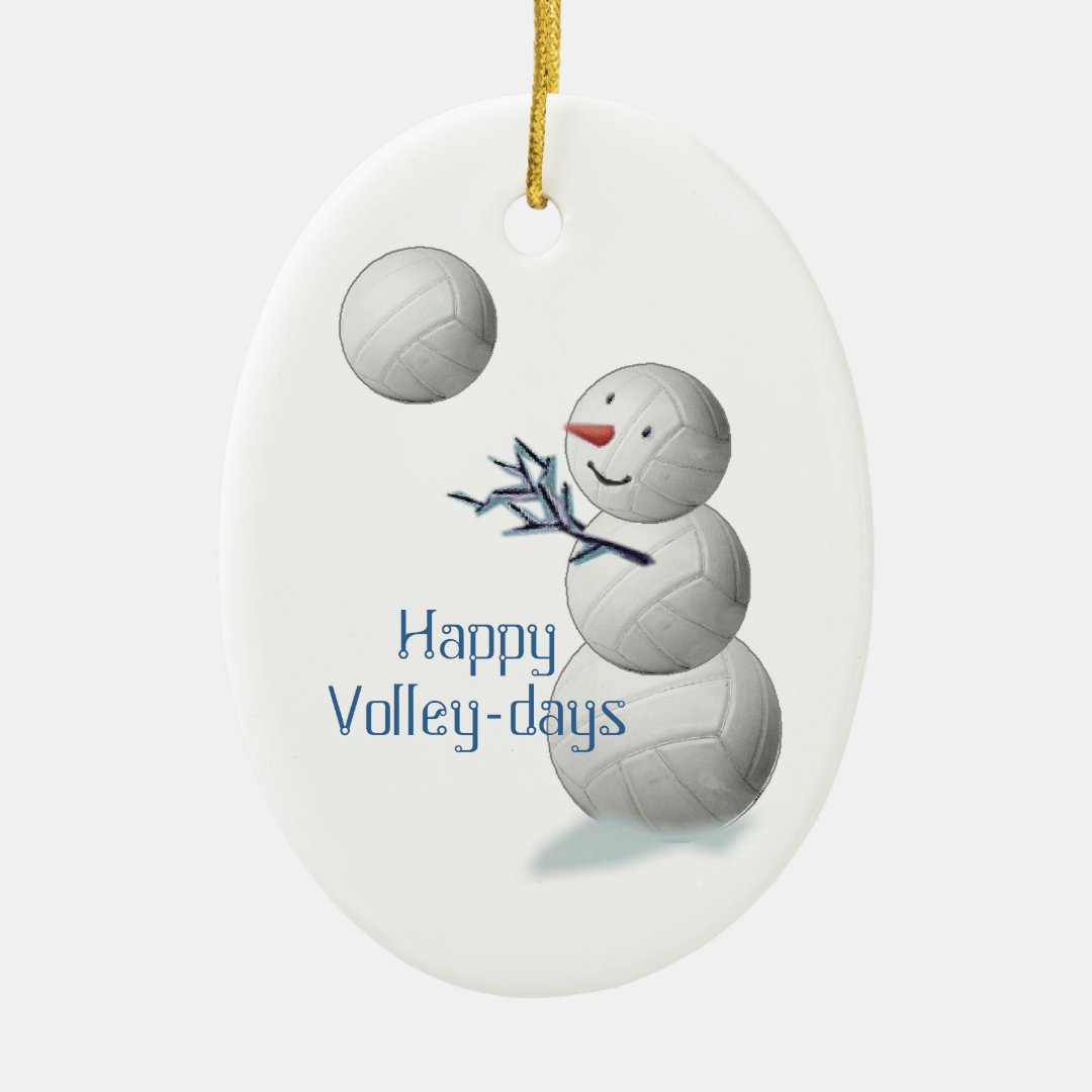 Volleyball Sports Christmas Gifts Ornament Zazzle