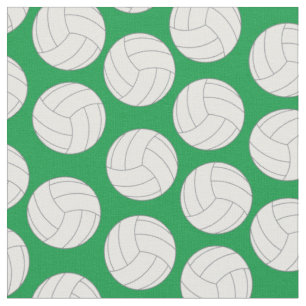 Volleyball Sports Green Fabric