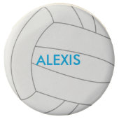 Volleyball Sports Themed Birthday Chocolate Covered Oreo (Front)