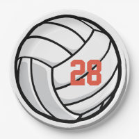 Volleyball Sports White Black Party Custom
