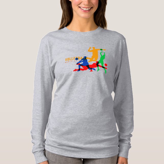 Volleyball Sports | Women's Long Sleeve T-Shirt (Front)