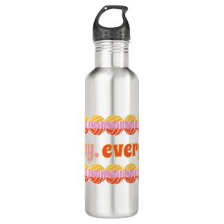 volleyball stainless steel water bottle