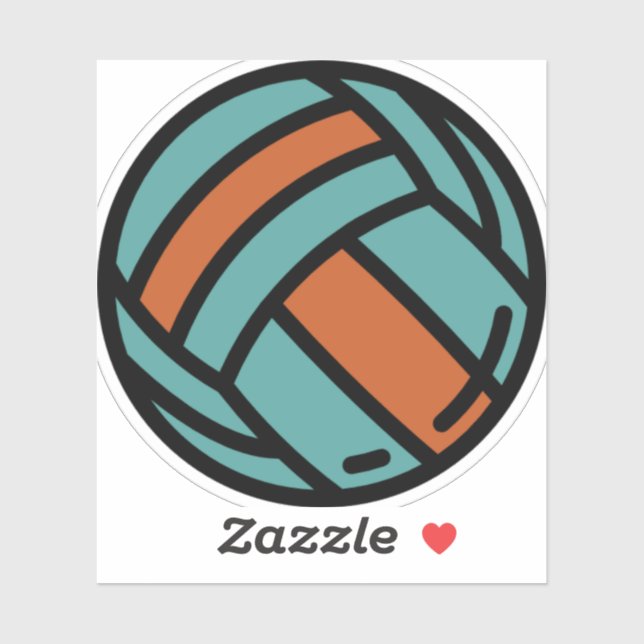 volleyball sticker (Sheet)