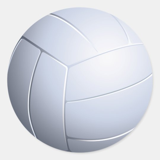 Volleyball Sticker | Zazzle.com