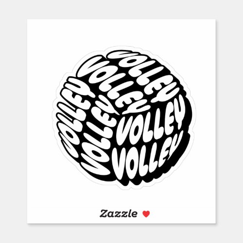 Volleyball Sticker