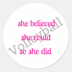 Volleyball Sticker