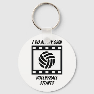 Volleyball Stunts Keychain