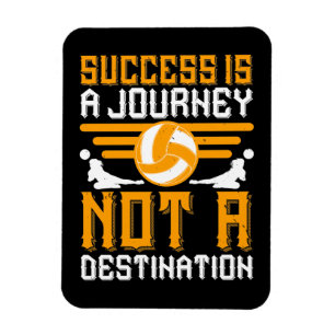 Volleyball - Success Is A Journey Magnet