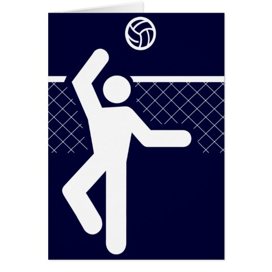 Volleyball Symbol Card (Front)