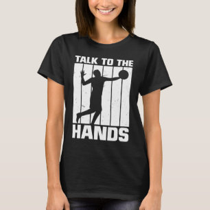 Volleyball Talk To The Hands Retro Vintage 5 T-Shirt