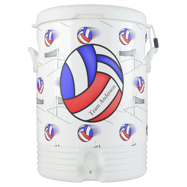 Volleyball Team Beverage Cooler (Front)