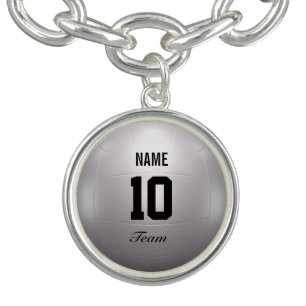 Volleyball Team Charm Bracelet