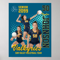 Volleyball Team Custom Photo Senior Night Sports