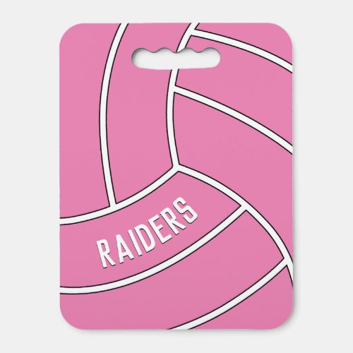 Volleyball Team Fan Custom Text and Color Sports Seat Cushion