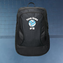 Volleyball Team Name Custom Sports Backpack
