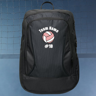 Volleyball Team Name Custom Sports Backpack