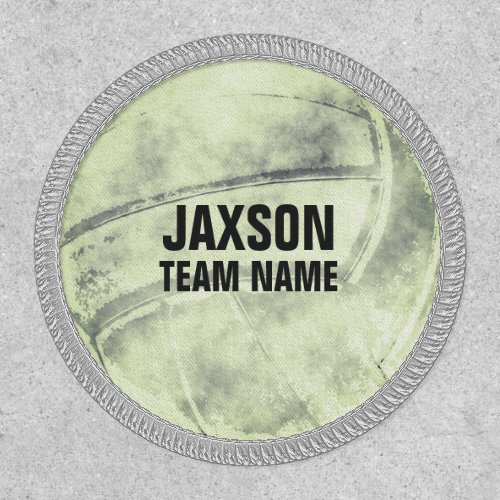 Volleyball Team  Player Name Patch