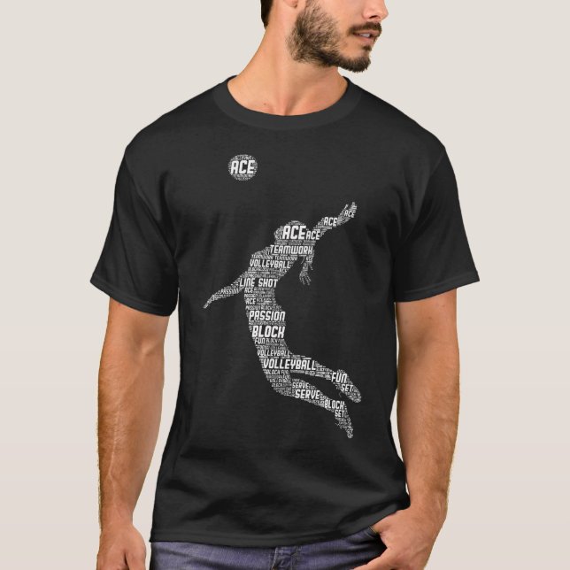 Volleyball Teen Girl Women Youth Player T-Shirt (Front)