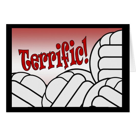 Volleyball - Terrific! Cards (Front Horizontal)