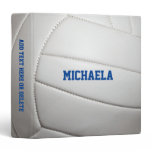 Volleyball Texture Personalized 3 Ring Binder