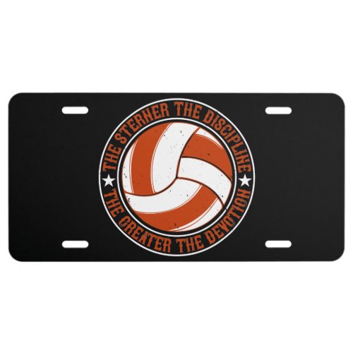 Volleyball _ The Sterner The Discipline License Pl License Plate