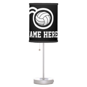 Volleyball theme table lamp design Personalized